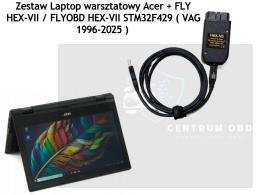 FLY HEX-VII / FLYOBD HEX-VII STM32F429 ( VAG 1996-2025 ) + Laptop warsztatowy Acer Travelmate Spin N5000|8GB|128GB|DOTYK|IPS|